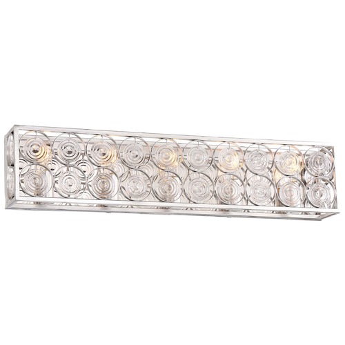 Culture Chic Catalina Silver Bathroom Light by Minka Lavery