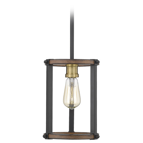 Kirkland Rustic Mahogany Mini Pendant by Z-Lite