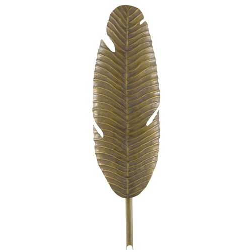 Currey and Company Lighting Currey and Company Tropical Vintage Brass Sconce 5000-0127