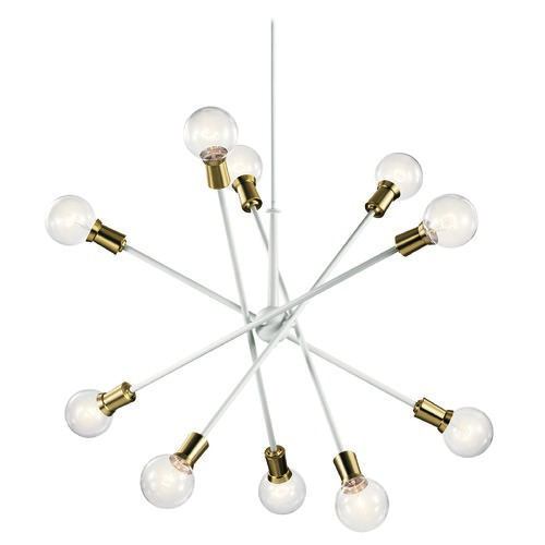 Kichler Lighting Armstrong 47-Inch White Chandelier by Kichler Lighting 43119WH