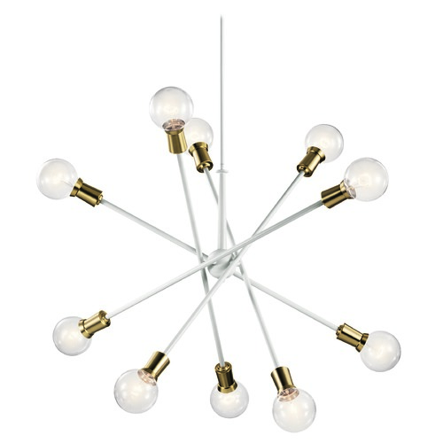 Armstrong 47-Inch White Chandelier by Kichler Lighting