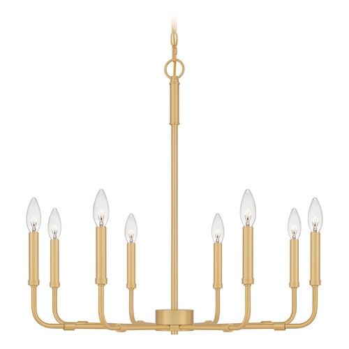 Quoizel Lighting Abner 28-Inch Chandelier in Aged Brass by Quoizel Lighting ABR5028AB
