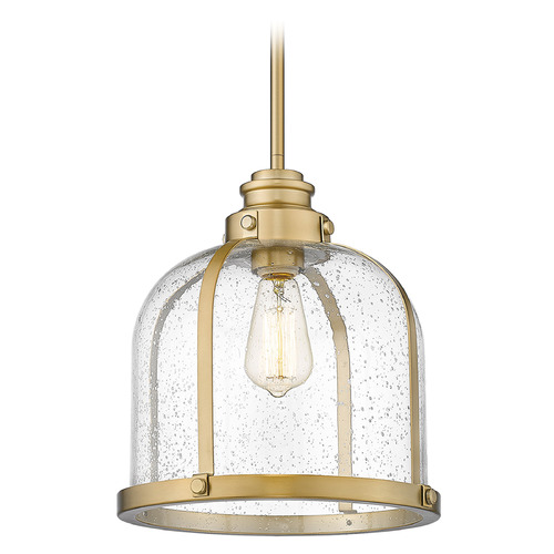 Z-Lite Burren Heritage Brass Pendant by Z-Lite 337P12HBR