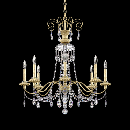 Helenia Heirloom Silver Crystal Chandelier by Schonbek Lighting
