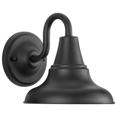 Progress Lighting Bulkhead 1-Light Textured Black Outdoor Wall Light