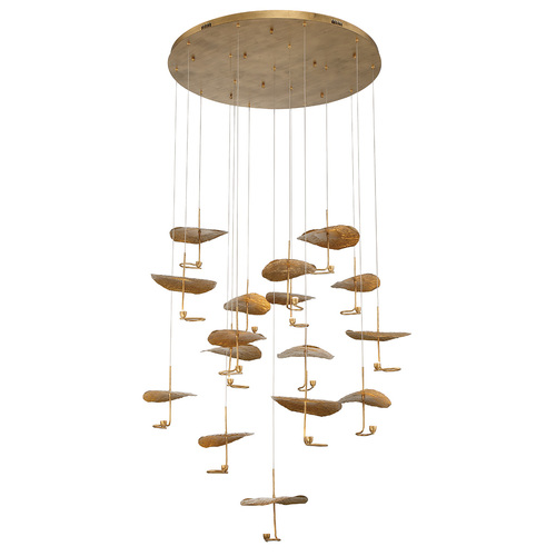 Lagatto 16-Light LED Grand Chandelier in Bronze by Eurofase Lighting