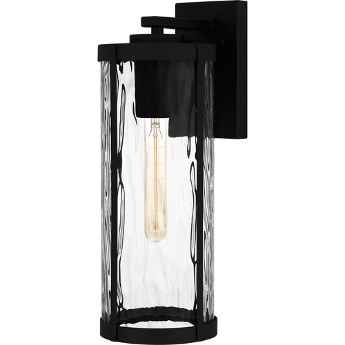 Culpo Matte Black Outdoor Wall Light by Quoizel Lighting