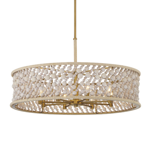 Minka Lavery Horsmore 8-Light Pendant in Legacy Brass by Minka Lavery 3646-870