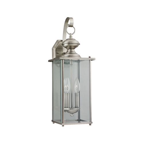 Jamestowne Outdoor Wall Light in Antique Brushed Nickel by Generation Lighting