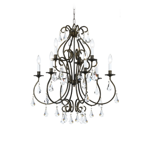 Crystorama Lighting Ashton Crystal Mini Chandelier in Gold by Crystorama Lighting 5019-EB-CL-MWP