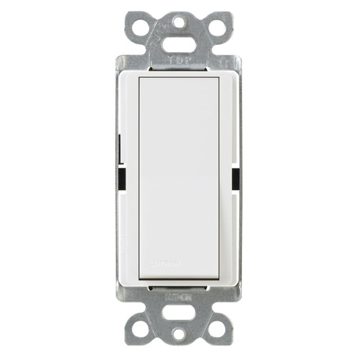 Diva General Purpose Single-Pole Paddle Switch in White 15A