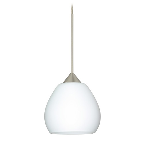 Besa Lighting Besa Lighting Tay Satin Nickel LED Mini-Pendant Light 1XT-560507-LED-SN