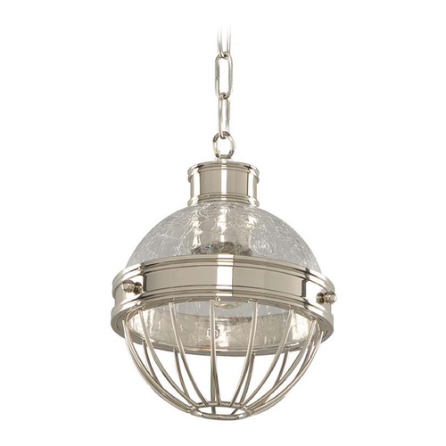 Montauk Polished Nickel Mini Pendant by Kalco Lighting