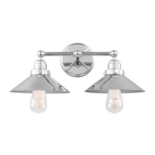 Generation Lighting Hooper 2-Light Bath Light in Chrome by Generation Lighting VS23402CH