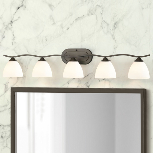 Progress Lighting Laird Antique Bronze 5-Light Bathroom Light by Progress Lighting P300099-020