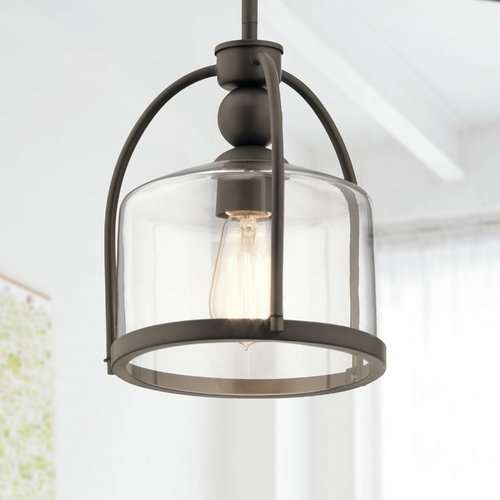 Kichler Lighting Modern Pendant Light Olde Bronze by Kichler Lighting 42798OZ