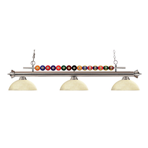 Shark Brushed Nickel Billiard Light by Z-Lite