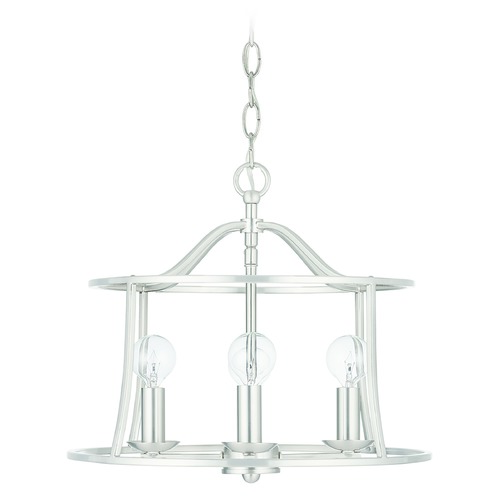 HomePlace by Capital Lighting Cameron Brushed Nickel 4-Light Pendant with by HomePlace by Capital Lighting 239541BN