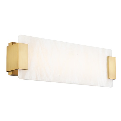 Modern Forms by WAC Lighting Quarry Aged Brass LED Vertical Bathroom Light by Modern Forms WS-60018-AB