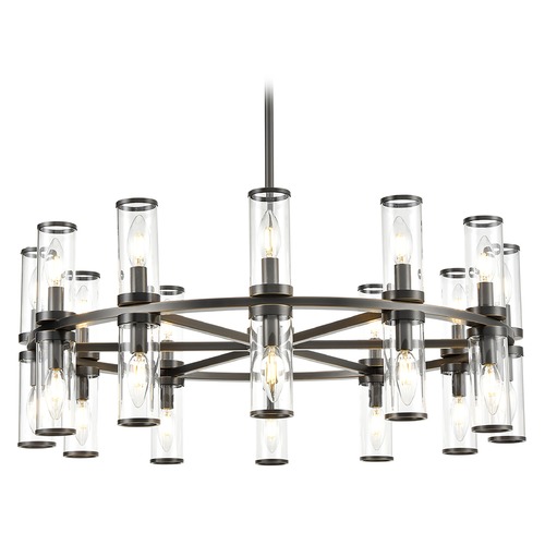 Revolve Urban Bronze Chandelier by Alora Lighting