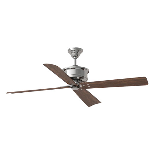Visual Comfort Fan Collection Subway 56-Inch Fan in Polished Nickel by Visual Comfort & Co Fans 4SBWR56PN