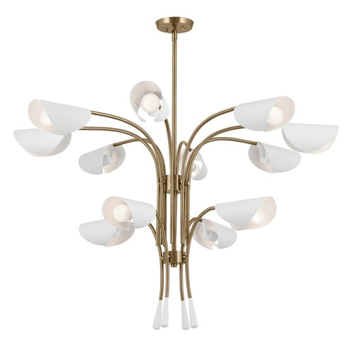 Kichler Lighting Arcus Champagne Bronze Chandelier by Kichler Lighting 52561CPZWH