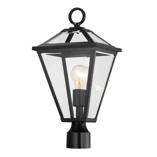 Maxim Lighting Prism Black Post Light by Maxim Lighting 30568CLBK