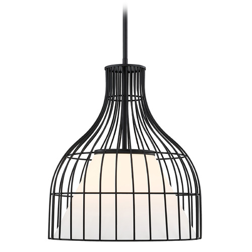 Evensong 15.75-Inch Pendant in Black by Designers Fountain Lighting