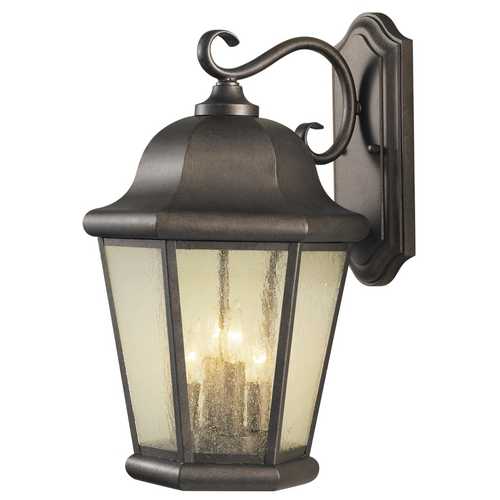 Martinsville Outdoor Wall Light in Corinthian Bronze by Generation Lighting