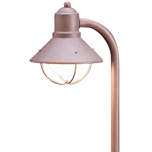 Kichler Lighting Traditional Marine Lantern 12V Path Light in Olde Brick by Kichler Lighting 15438OB