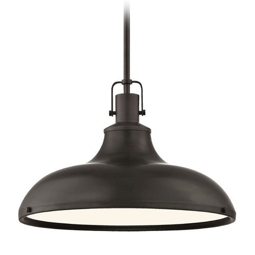 Nautical Bronze Pendant Light 15.63-Inch Wide