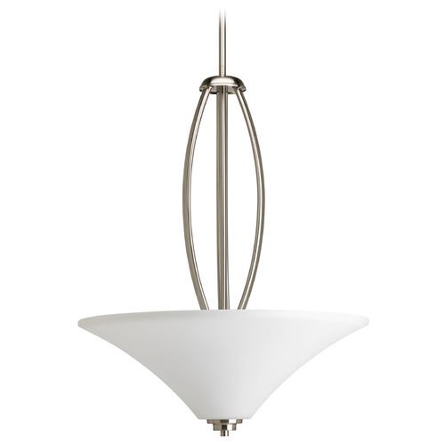 Joy Pendant in Brushed Nickel by Progress Lighting