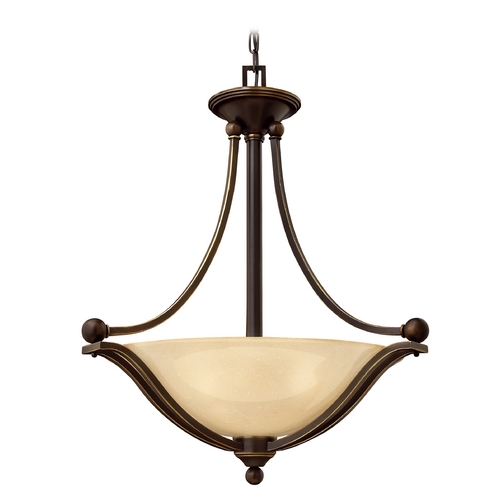 Hinkley Light Amber Seeded Glass Bronze by Hinkley Lighting 4652OB