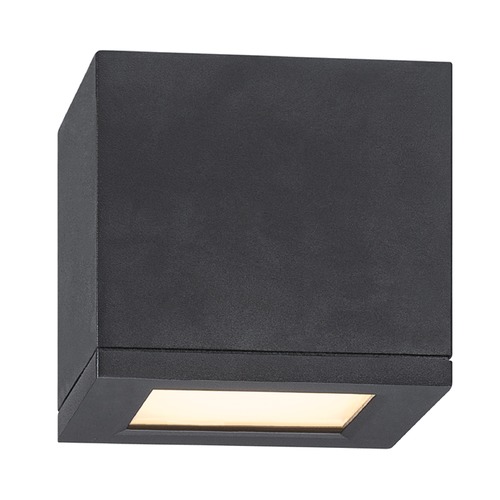 WAC Lighting Rubix Black LED Close-to-Ceiling Light by WAC Lighting FM-W2505-BK