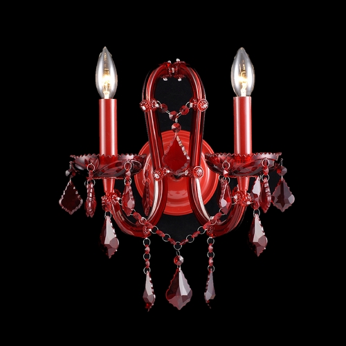 Avenue Lighting Crimson Boulevard Red Sconce by Avenue Lighting HF1041-RED