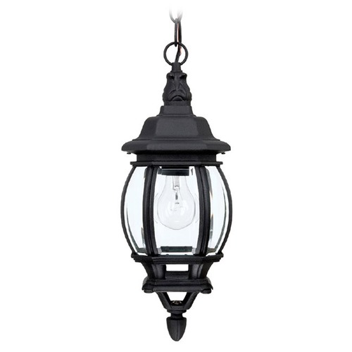 French Country Black Outdoor Hanging Light by Capital Lighting