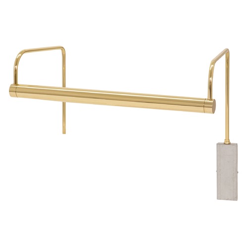 Slim-Line Polished Brass LED Picture Light by House of Troy Lighting