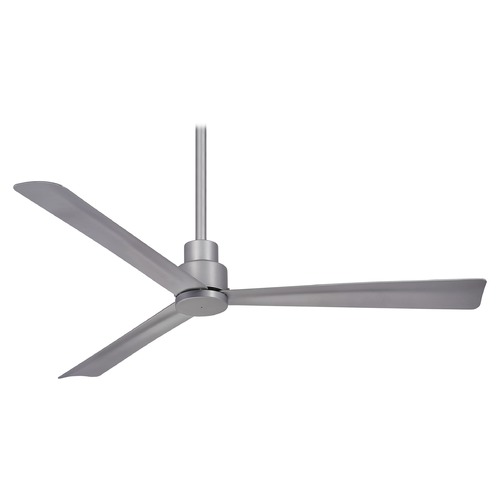 Minka Aire Simple 52-Inch Wet Rated Ceiling Fan in Silver by Minka Aire F787-SL