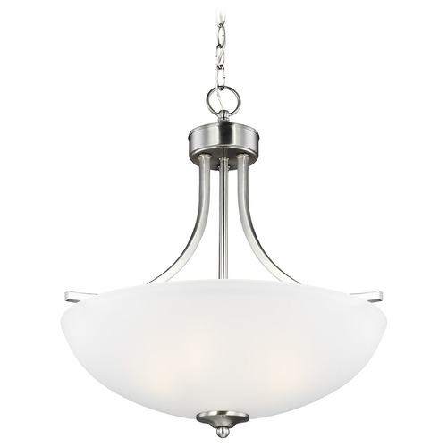 Geary Brushed Nickel Pendant by Generation Lighting