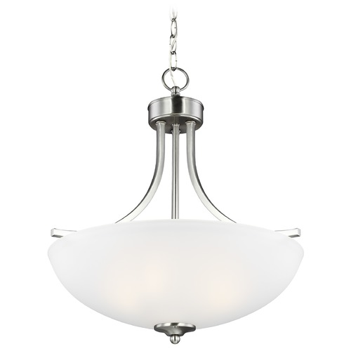 Generation Lighting Geary Brushed Nickel Pendant by Generation Lighting 6616503-962