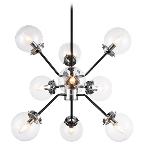 Matteo Lighting Maru Chrome Chandelier by Matteo Lighting C72309CHCL