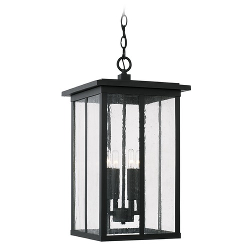 Barrett 21-Inch Black Outdoor Hanging Light by HomePlace by Capital Lighting