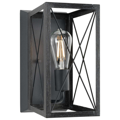 Progress Lighting Point Dume 1-Light Textured Black Outdoor Lantern