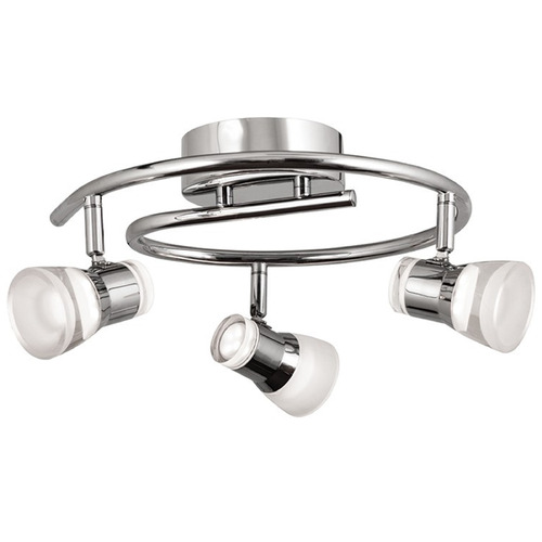 Afx Lighting Gage Polished Chrome LED Rail Kit