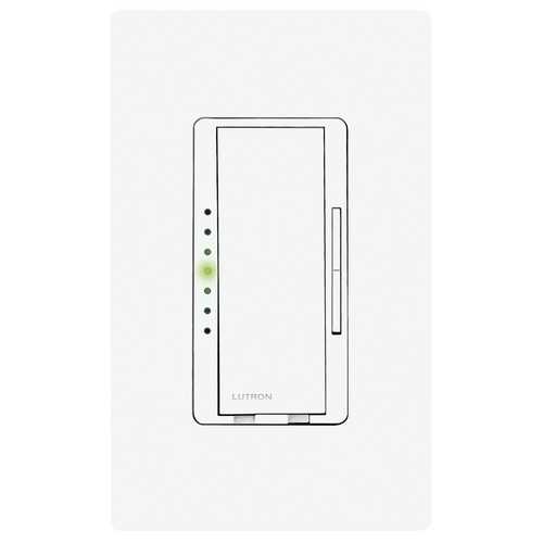 Lutron Dimmer Controls Maestro Companion Multi-Location Digital Fade Dimmer in White MA-RH-WH