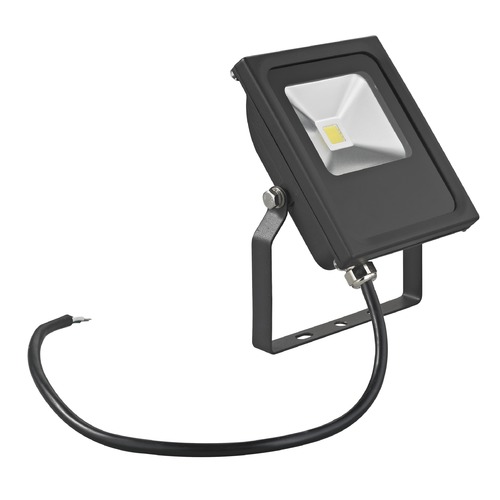 Recesso Lighting by Dolan Designs LED Flood Light Black 10-Watt 120v-277v 910 Lumens 4000K 110 Degree Beam Spread FL01-10W-40-BK