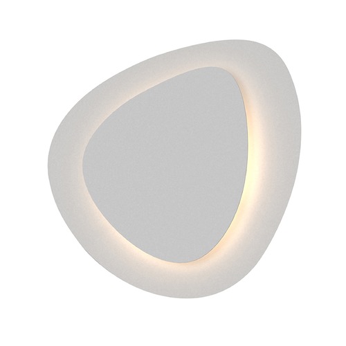 Abstract Panels Textured White LED Sconce by Sonneman Lighting