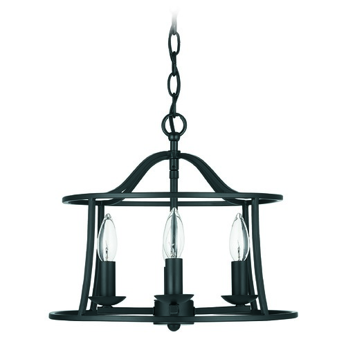 HomePlace by Capital Lighting Cameron Matte Black 4-Light Pendant with by HomePlace by Capital Lighting 239541MB