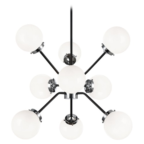 Matteo Lighting Maru Chrome Chandelier by Matteo Lighting C72309CHOP