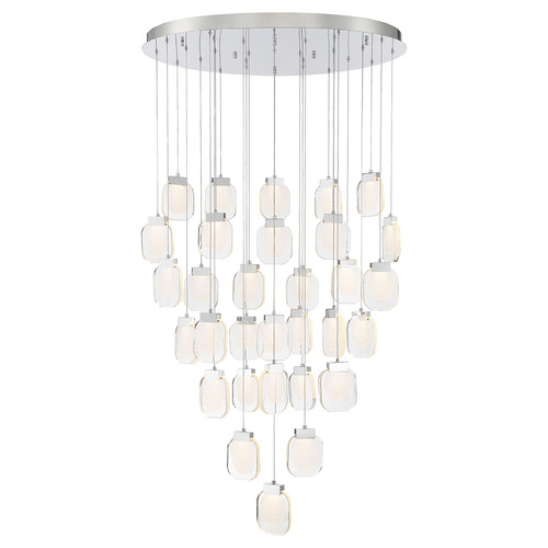 Eurofase Lighting Paget 31-Light LED Chandelier in Chrome by Eurofase Lighting 37193-020